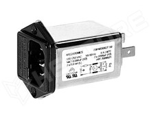 FIL2680BP / Zavarszűrő,  PAN aljzat + bizt. tartó, 250V/6A (FBPAB2680ZF100 / KEMET)