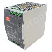 DDR-480B-12 / Tápegység, állandó feszültségű, buck-boost, 12V DC, 33,4A, 16,8...33,6V DC, 400,8W, DIN sínre (DDR-480B-12 / MEAN WELL)