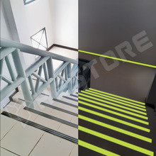 H11087D / Foszforeszkáló ragasztószalag, csúszásmentes, 5m x 25mm (HANDY)