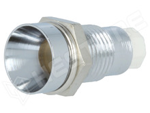 SMZ1 089 / LED foglalat, 5mm, duo LED-hez, krómozott fém, homorú (SMZ1 089 / SIGNAL-CONSTRUCT)