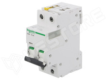A9F03216 / Kismegszakító, túláramvédő kapcsoló, 16A, B, Pólusok száma: 2, 400V AC, 6kA (A9F03216 / SCHNEIDER ELECTRIC)
