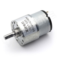 JGB37-520-12V-107RPM / Szénkefés áttételes motor, 12V DC, 107RPM