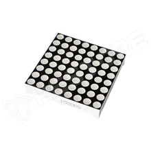 1588BS / LED mátrix, 8x8, 38 x 38mm, közös anód, piros