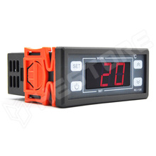 RC-112E / 12V / Thermosztát panelműszer, hőmérséklet szabályzó, 2 méter NTC mérőszondával, 12V, max. 10A