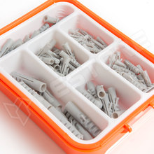 H04286 / Műanyag tipli készlet - 4-10 méret - 100 db / csomag (04286 / HANDY)