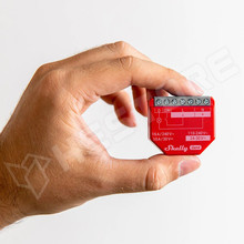 SHELLY-PLUS1PM-R4 / Shelly 1PM Gen4 egy áramkörös Wi-Fi + Bluetooth / Zigbee 3.0  multi-protokoll okosrelé, Matter kompatibilis, áramfogyasztás-méréssel (16A) (FG3800238070717 / SHELLY)