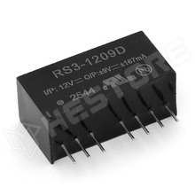 RS3-1209D / DC/DC konverter, 9V DC, -9V DC, 0.167A, SIP8 (RS3-1209D / RECOM)