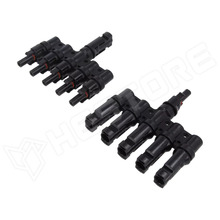 DS1162-14-1T5AB6P / Szolár többágú elosztó pár, MC4, 5-utas (DS1162-14-1T5AB6P / CONNFLY)