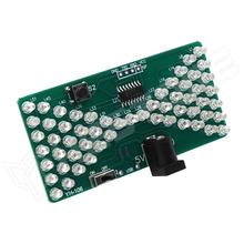 HT-0011-SO16 / Elektronikus LED homokóra KIT, SMD IC-vel