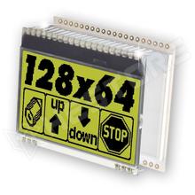 EADOGM128E-6 / Grafikus LCD kijelző, STN Pozitív, sárga-zöld, 128x64 ChipOnGlass (EA DOGM128E-6 / ELECTRONIC ASSEMBLY)