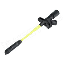 KLEPS2700BK / Mérőfogó, átlyukasztós, 4mm banánhüvely, 10A, 60V DC, fekete (972307100 / HIRSCHMANN T&M)