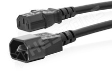 N51 / 3 pól. hálózati kábel  1,8m (3 pól. AC dugó - 3 pól. AC aljzat), IEC C14 (BQ CABLE)
