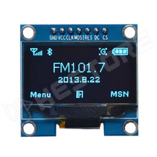 D13-12864-SPI7-BL / 1.3in 128x64 OLED, SPI interfész, 7P, SH1106, kék