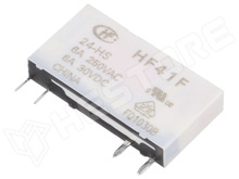 HF41F/5-HS / Relé, SPST-NO, 5V DC, 6A / 250V AC, 6A / 30V DC (HF41F/5-HS / HONGFA RELAY)