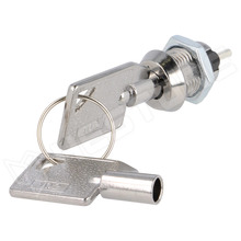 S-102-2 / Kulcsos kapcsoló, SPST, 2 stabil pozíció, OFF-ON, egyforma kulcsok (S-102-2 / HIGHLY)