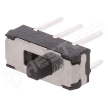 JS202011CQN / 2 állású tolókapcsoló ON-ON, 0.3A, 6 VDC, THT (JS202011CQN / C&K)