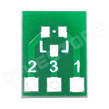 SOT23-3-THT, SOT23-3 - SIP3, SMD - THT átalakító