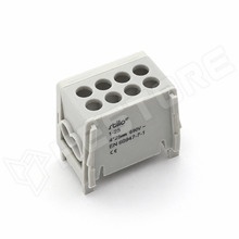 HLAK 25-1/2-STI284, Főáramköri leágazó sorkapocs, 4 x 25mm2, szürke (STILO)