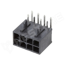 MX-212528-0800, Micro-Fit+, Csatlakozó aljzat, THT, 3.00mm, 12.5A, 2x4 pólus, fekete (212528-0800 / MOLEX)