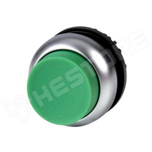 M22-DRH-G / Nyomókapcsoló, reteszelt, magas, 22mm, IP67, zöld (M22-DRH-G / 216669 / EATON ELECTRIC)