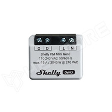 SHELLY-PLUSMINIPM-R3 / Shelly PM Mini Gen3, WiFi + Bluetooth modul, fogyasztásméréssel (FG3800235261613 / SHELLY)