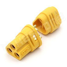 MT30-F-CF / DC tápcsatlakozó, MT30, anya, vezetékre forrasztható, 15A, 3Pin