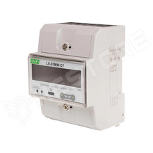 LE-03MW-CT / Digitális fogyasztásmérő, DIN sínre, 3 fázis, tarifás, félig közvetett méréshez, RS485, MODBUS RTU, IP51 (LE-03MW-CT / F&F)