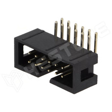 ZL231-12KG / Szalagkábel csatlakozó, apa, aljzat, 90°, 2.54mm, 2x6, Pólus: 12 (DC3-12P-90)