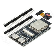 ESP32-S3-N16R8-M-OV2640 / ESP32 S3 fejlesztői modul, OV2640 kamerával, 16MB Flash, 8MB PSRAM, WiFi, Bluetooth 5, USB-C UART, USB-C OTG, microSD foglalat