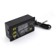 W3230-12V / Termosztát, digitális, relés kimenet, dupla kijelző, 12V DC