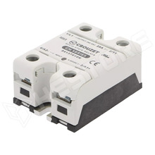 84137010N / Szilárdtest relé (SSR), 1-fázisú, 25A, 4...32V DC, 24...280V AC, nullátmenetnél kapcsol (84137010N / CROUZET)