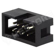 ZL231-08PG / Szalagkábel csatlakozó, apa, aljzat, egyenes, 2.54mm, 2x4, Pólus: 8 (DC3-8P)