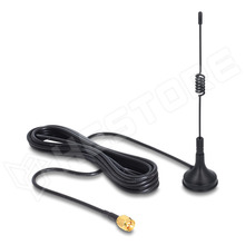 DELOCK-88877 / Antenna, mágneses talp, SMA apa, 3dBi, ISM, 433MHz, 50Ω, RG-174, 3m (88877 / DELOCK)
