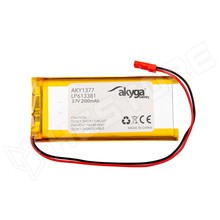 AKY1377-LP613381 / Akkumulátor, Li-Po, 3.7V, 2100mAh, 6.1 x 33 x 81mm (AKY1377 / AKYGA BATTERY)