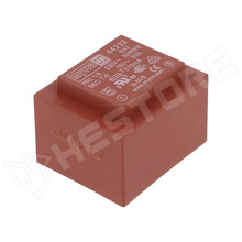 1x15V 5VA 230V / PCB transzformátor, kiöntött, EI42, 5VA, 230V AC, 15V, 333mA (44232 / MYRRA)