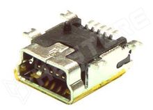 USBB-M5-SMD-LC / Csatlakozó, mini USB-B, NYÁK, SMD (VARIOUS)