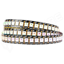 WS2815-LS-144-IP20-BK / WS2815 RGB vezérelhető LED szalag, 144 LED/m, IP20, fekete PCB, 1m/tekercs