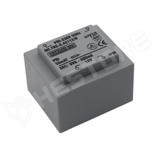 1x12V 6VA 230V / PCB transzformátor, kiöntött, EI42, 6VA, 230V AC, 12V, 500mA (TRE-6.42112/N / MAKRAI Elektronik)