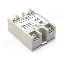 QSSR-40AA / Szilárdtest relé (SSR), 1-fázisú, 40A, 80...250V AC, 24...380V AC, csavarható