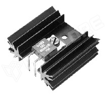 SK104/25,4/LS / Hűtőborda (TO-220, 14K/W, fekvő) (FISCHER ELEKTRONIK)