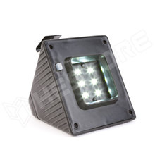 H11443 / Szolár ereszcsatorna lámpa, 6db hidegfehér SMD LED, 600mAh akkumulátor, fekete (11443 / GARDEN OF EDEN)