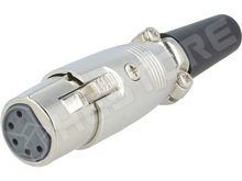 XLR-5G / XLR aljzat, lengő, 5 pólusú