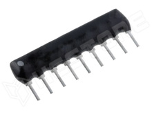 RNLA09G0272B0E / Ellenállás létra, X típus, THT, 8 x 2.7kΩ, ±2%, 0.125W (RNLA09G0272B0E / ROYAL OHM)