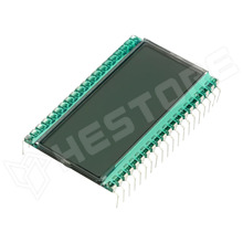 LCD3,5-13LOBAT / LCD kijelző, 7 szegmenses, 3.5 digit, STN pozitív, 12.7mm, 50.8x30.5x1.1mm (DE113-RS-20/6.35 / DISPLAY ELEKTRONIK)