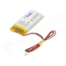 LP852040-MX51021-0200 / Akkumulátor, Li-Po, MOLEX RM1.25mm MX51021-0200 dugó, 3.7V, 620mAh (LP852040 / AKYGA BATTERY)