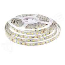 KFL5050-CW-60-IP65-12V / LED szalag, SMD5050, hideg fehér, 12V DC, 60 LED/m, IP65, szilikon bevonat