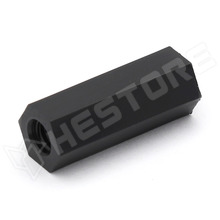 NY-M3-BB-15B / Műanyag távtartó, BB típus, M3, 15mm, fekete