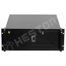 NETRACK-NP5105 / Netrack szerverház (4U rack számítógépház), microATX/ATX, 482x177x450mm, rack 19in