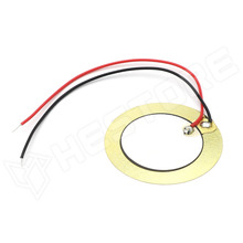 ABLF3529B-LW100 / Piezo korong, 2.9kHz, 35nF, 30Vp-p, 100mm kivezetésekkel (PUI Audio)