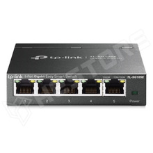 TL-SG105E / 10/100/1000Mbps 5 portos Gigabit Easy Smart Switch, managelhető (TL-SG105E / TP-Link)